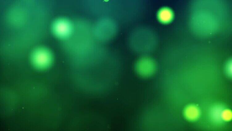 绿色粒子动画背景