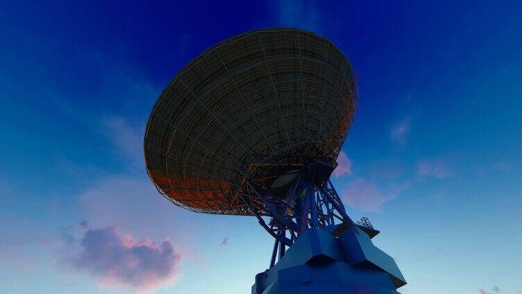 沙漠雷达射电望远镜延时