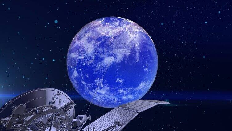 遥感卫星环绕地球