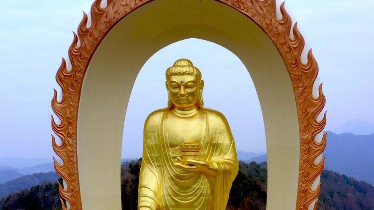 九江东林大佛世界第一高佛像「组镜」