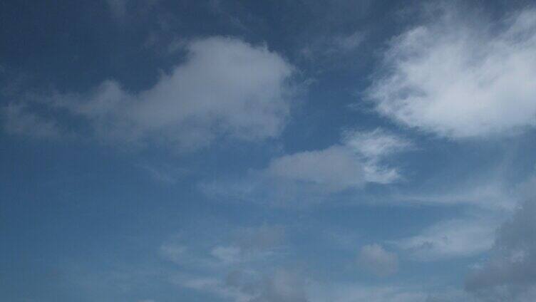 蓝天白云自然运动