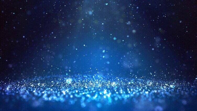 超炫动态粒子 蓝色粒子