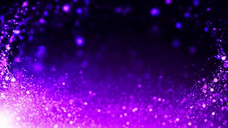 爱心浪漫情人浪漫唯美紫色粒子