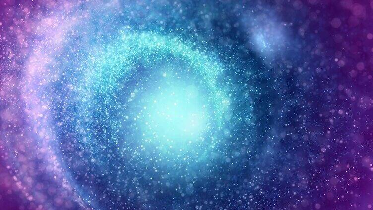 超炫动态粒子 蓝色唯美梦幻粒子
