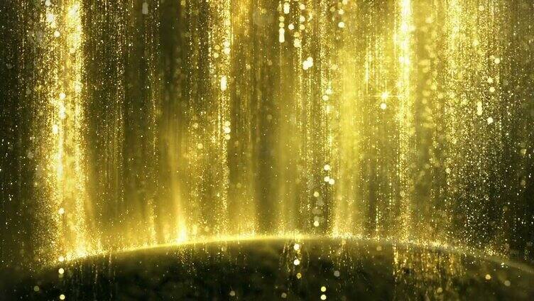 金色炫酷粒子 金色粒子