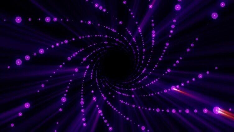超炫动态粒子 螺旋粒子推进
