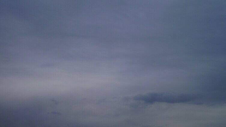 天空白色云彩自然运动实拍