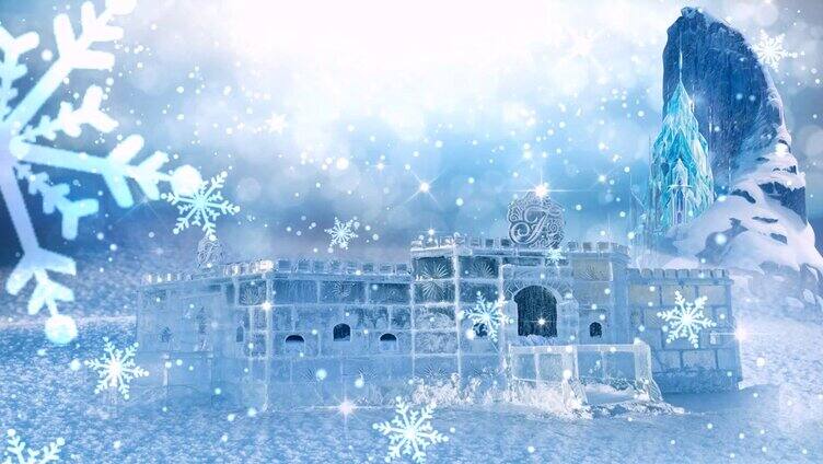 冰雪世界水晶城堡