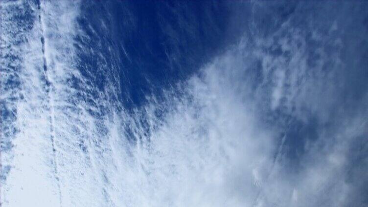 天空高清蓝天白云实拍