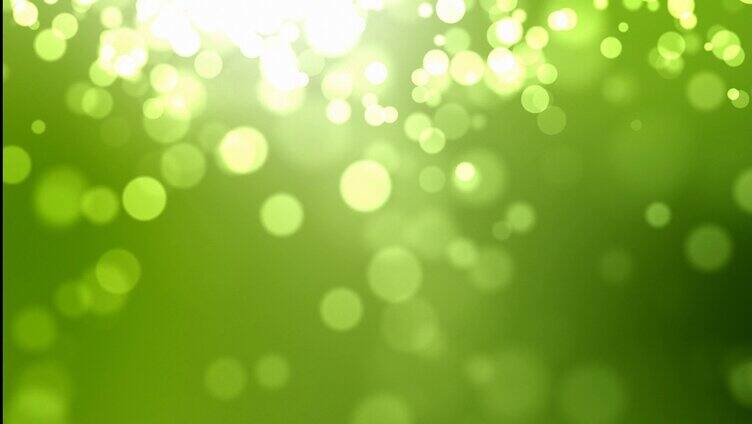 超炫动态粒子 绿色光效粒子