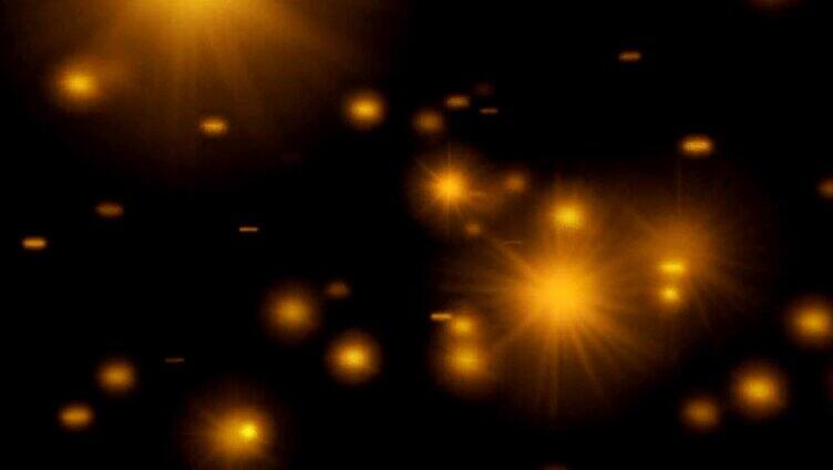 金色炫酷粒子 爆炸粒子
