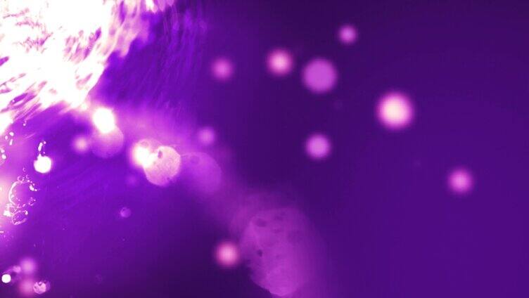 超炫动态粒子 紫色水波纹粒子
