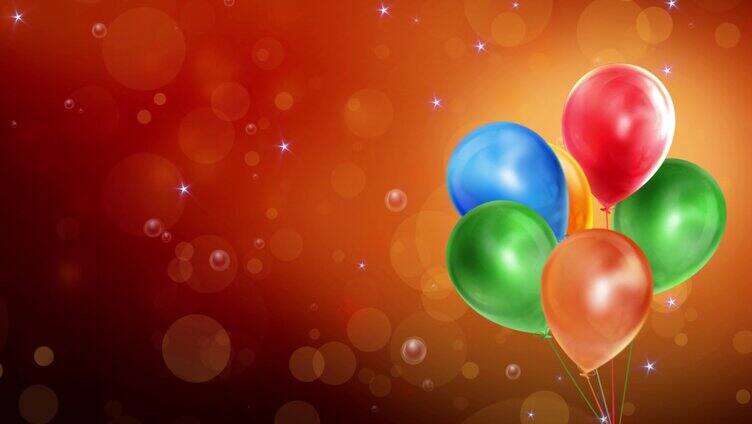 节日气球气泡