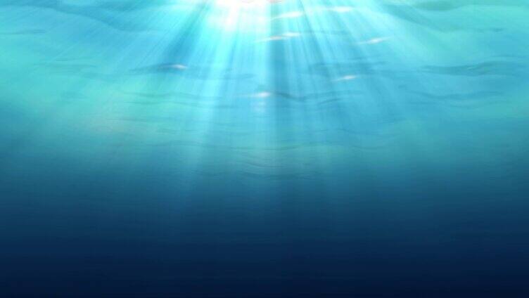 海洋水面光线