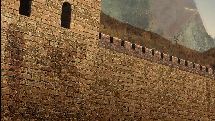古代战争古城墙素材