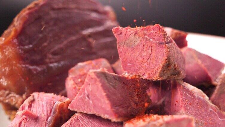 卤牛肉-牛腱肉-酱肉-黄牛肉-肉-炖肉