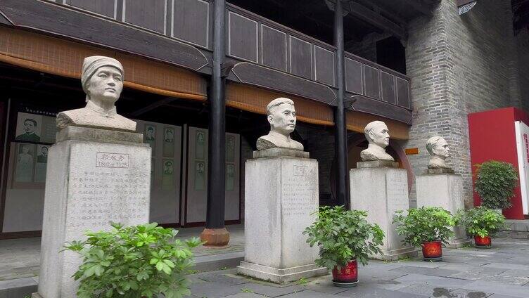 遂川工农兵政府旧址红军烈士纪念碑「组镜」