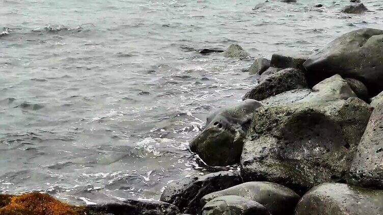 高清大海上的海浪视频