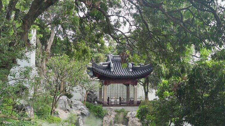 中式园林 凉亭
