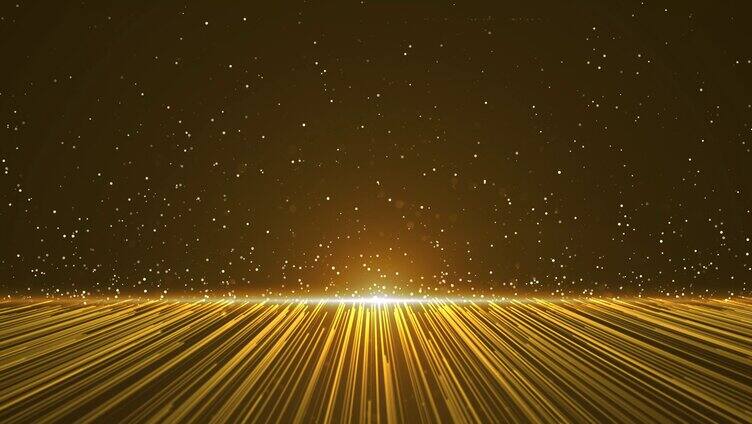 金色粒子闪光分散