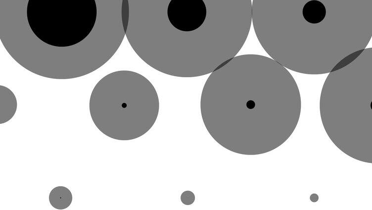 圆圈 圆环 图形蒙版转场素材-格子11