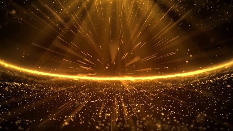 金色粒子散射