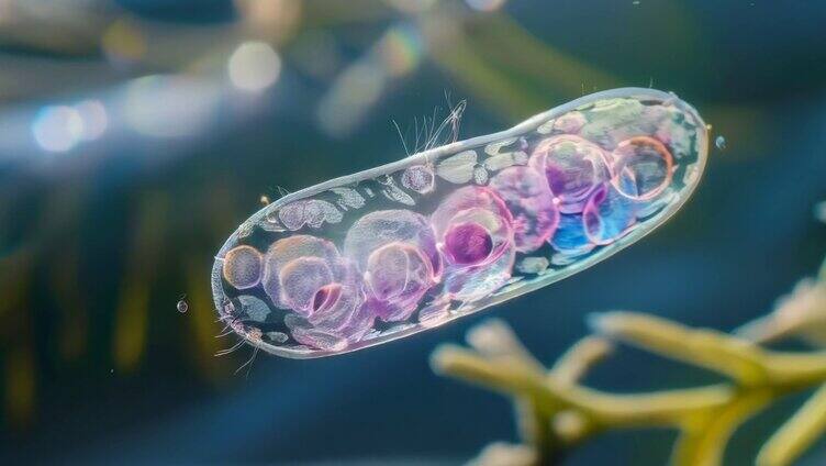 微生物草履虫 变形虫 眼虫
