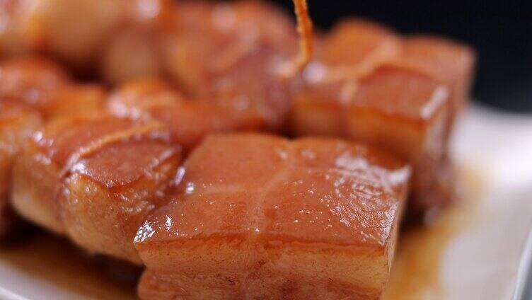 东坡肉红烧肉制作全过程-五花肉-炖肉猪肉