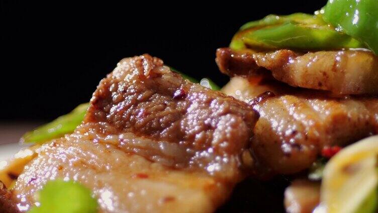 辣椒炒土猪肉-四川回锅肉-回锅肉-小炒肉