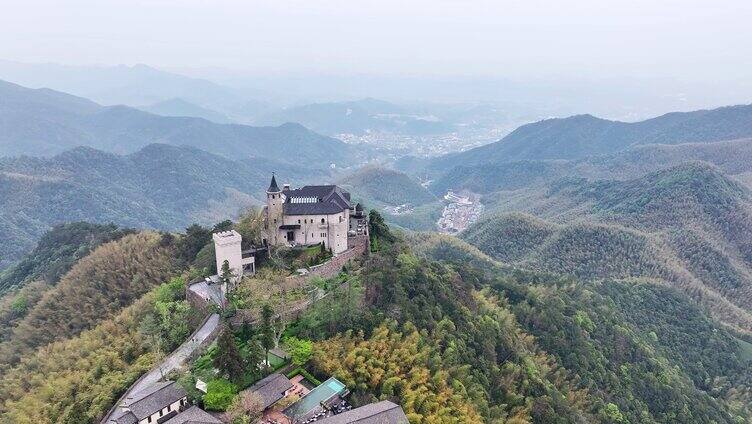 浙江 莫干山 裸心堡 航拍