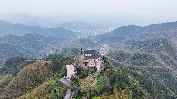 浙江 莫干山 裸心堡 航拍