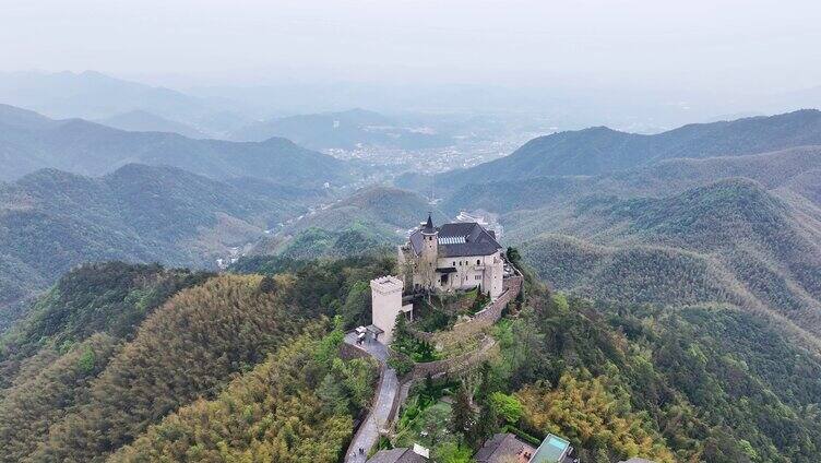 浙江 莫干山 裸心堡 航拍