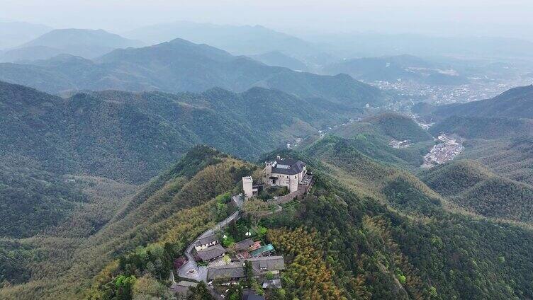 浙江 莫干山 裸心堡 航拍