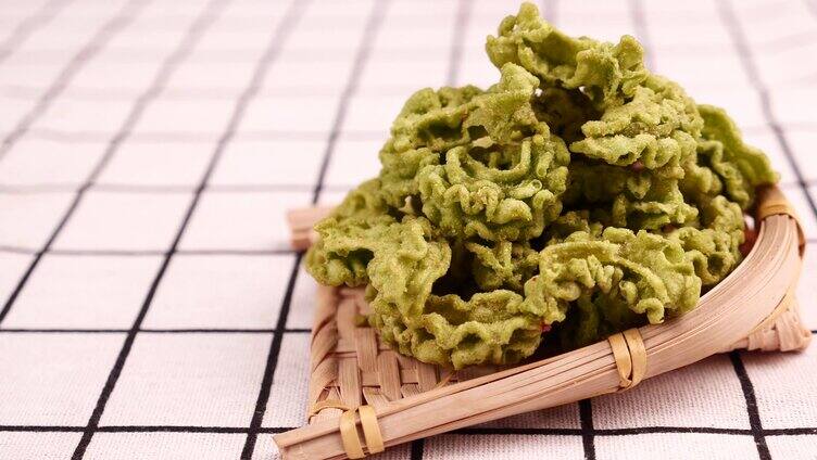 波菜卷锅巴 沙拉芥末味 酥脆 膨化食品