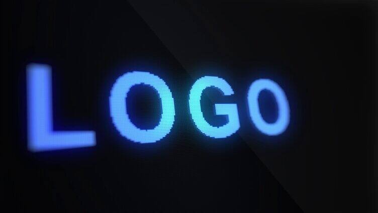 LED像素LOGO特效4KAE工程