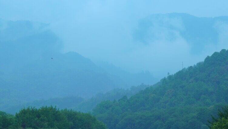 浙江温州山清水秀依山傍水溪流云海秘境隐世