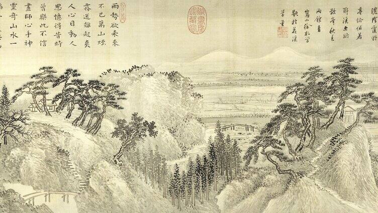 清西元1644-1911王翬夏山烟