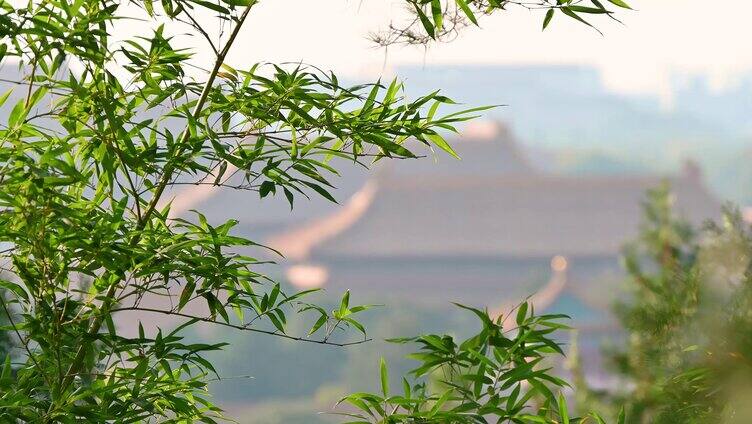 秋季北京景山公园风光