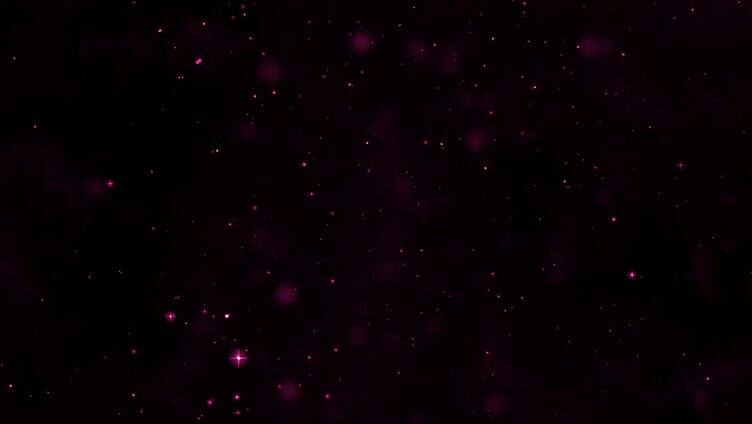 4K粉色星空粒子视频-循环2