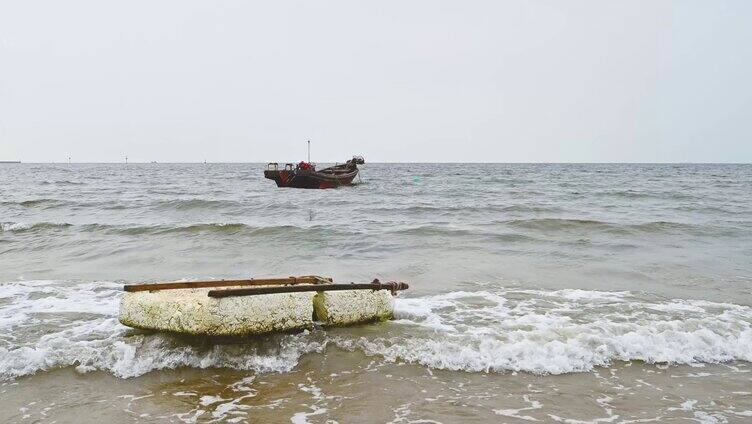 海上渔民出海捕鱼捕鱼船