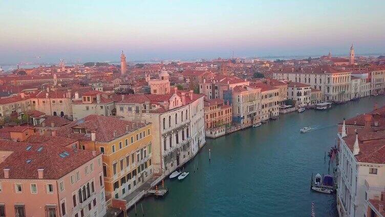 意大利佛罗伦萨威尼斯城市航拍