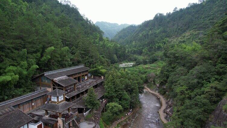 福建省宁德市屏南白水洋航拍