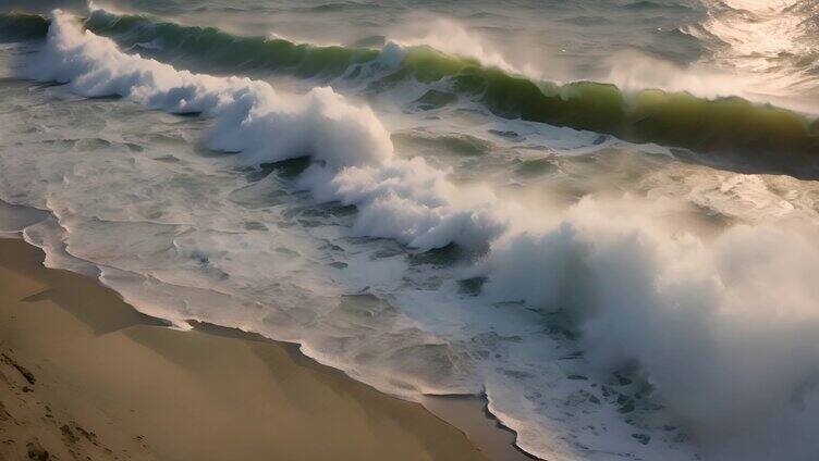 大海海浪巨浪