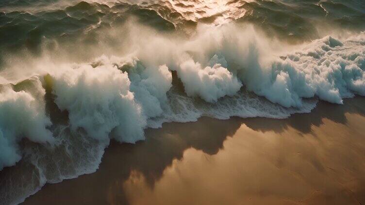 大海海浪巨浪