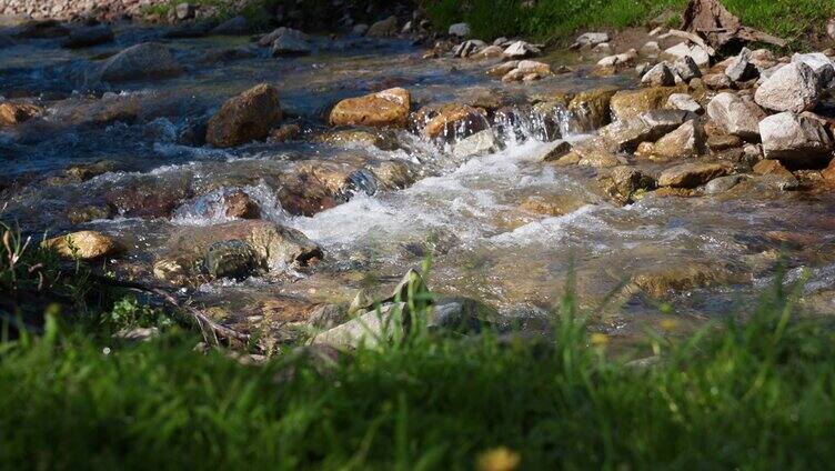 河水流动唯美空镜头