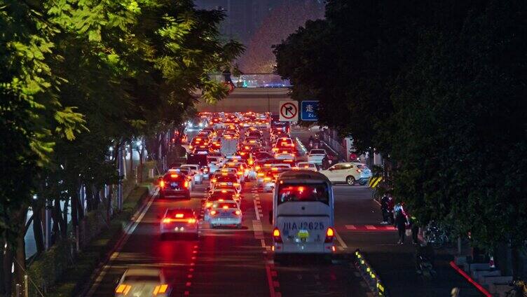 成都交通车流延时摄影