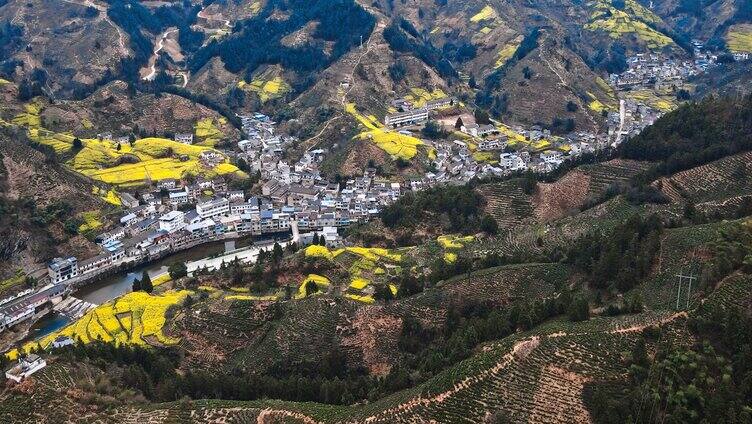 皖南古村落徽派建筑庙前村