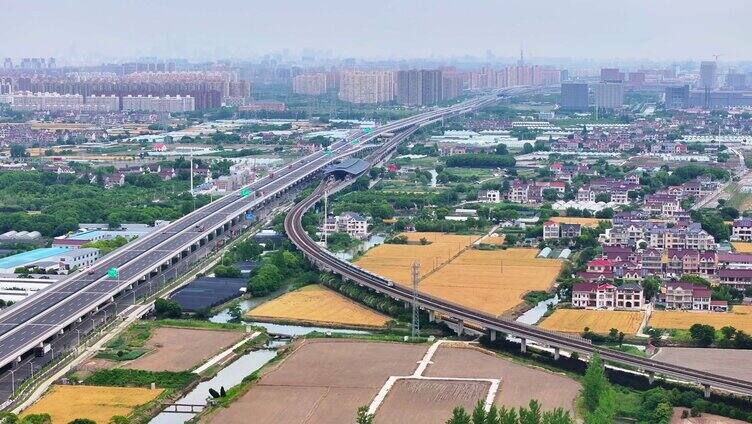 上海城郊轻轨 上海轨道交通 麦田轻轨