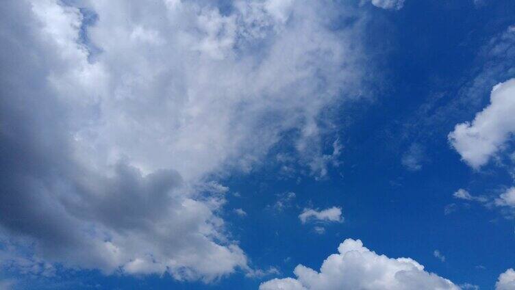 天空蓝天白云延时摄影