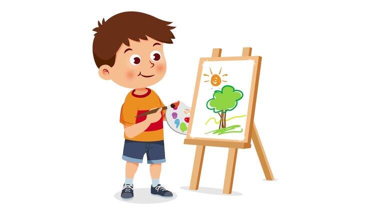mg小孩画画儿童美术